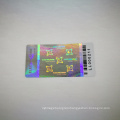 Custom 3d micro text laser anti-counterfeiting hologram security label sticker